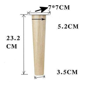Durable Solid Wood Furniture Feet Oak Wooden Sofa leg Multipurpose Cabinet Table Stool Support Feet Furniture Parts Accessories