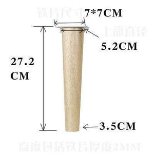 Durable Solid Wood Furniture Feet Oak Wooden Sofa leg Multipurpose Cabinet Table Stool Support Feet Furniture Parts Accessories