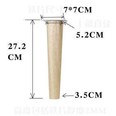 Durable Solid Wood Furniture Feet Oak Wooden Sofa leg Multipurpose Cabinet Table Stool Support Feet Furniture Parts Accessories