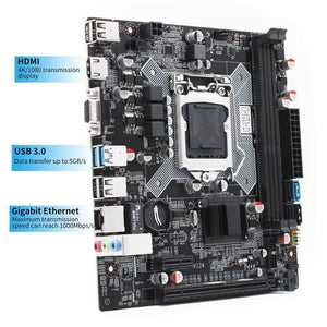 Planet Gates B75 desktop motherboard LGA 1155 set kit with intel core i5-3570 processor and DDR3 8GB(2*4GB) RAM memory USB3.0 X7-V124