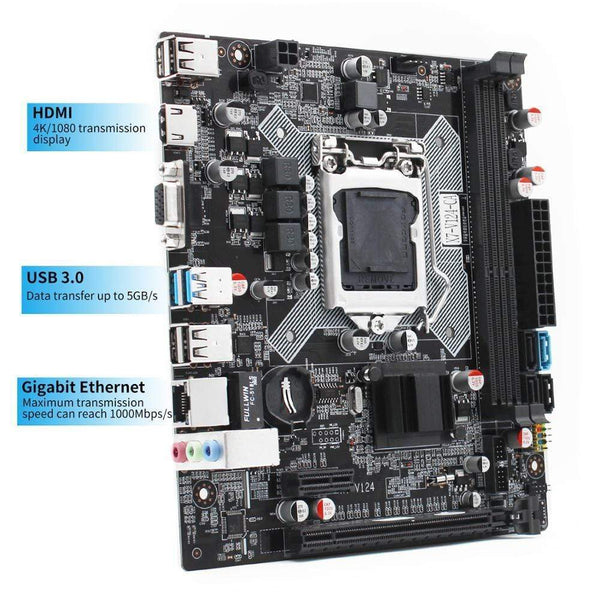 Planet Gates B75 desktop motherboard LGA 1155 set kit with intel core i5-3570 processor and DDR3 8GB(2*4GB) RAM memory USB3.0 X7-V124