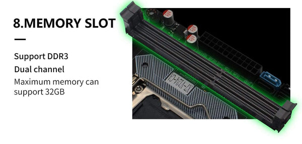 Planet Gates B75 desktop motherboard LGA 1155 set kit with intel core i5-3570 processor and DDR3 8GB(2*4GB) RAM memory USB3.0 X7-V124