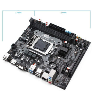 Planet Gates B75 desktop motherboard LGA 1155 set kit with intel core i5-3570 processor and DDR3 8GB(2*4GB) RAM memory USB3.0 X7-V124