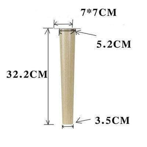 Durable Solid Wood Furniture Feet Oak Wooden Sofa leg Multipurpose Cabinet Table Stool Support Feet Furniture Parts Accessories