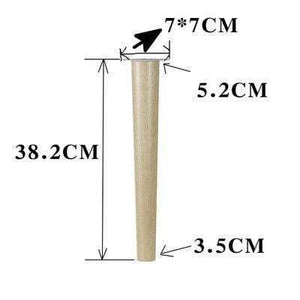 Durable Solid Wood Furniture Feet Oak Wooden Sofa leg Multipurpose Cabinet Table Stool Support Feet Furniture Parts Accessories