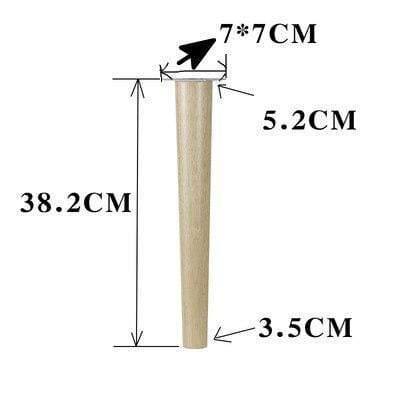 Durable Solid Wood Furniture Feet Oak Wooden Sofa leg Multipurpose Cabinet Table Stool Support Feet Furniture Parts Accessories