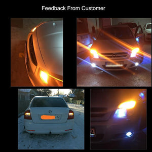Planet Gates BA15S White E-Bright 2PCS 1156 P21W BA15S PY21W BAU15S LED Canbus 3014 S25 Error FREE Car Turn Lights 12V DC NO Hyper Flash Amber White