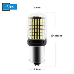 Planet Gates BA15S White E-Bright 2PCS 1156 P21W BA15S PY21W BAU15S LED Canbus 3014 S25 Error FREE Car Turn Lights 12V DC NO Hyper Flash Amber White