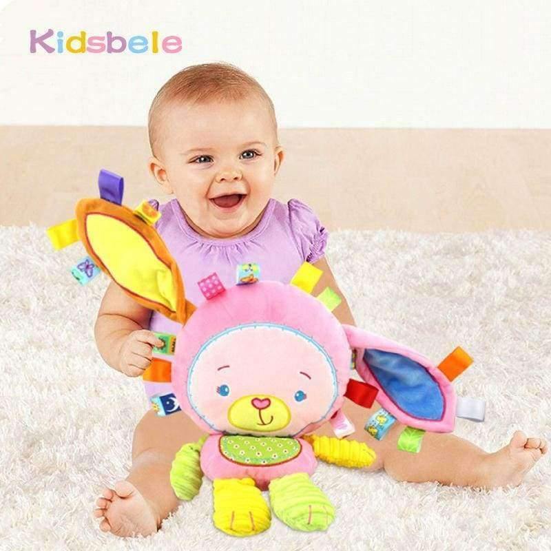 Planet Gates Baby Appease Toys Ring Bell Squeaky Sound Educational Toys Soft Plush Rattles Mobiles Toys For Girls Christmas Gift