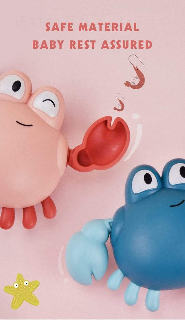 Planet Gates Baby Bath Toys Animal Cute Cartoon Tortoise Crab Classic Baby Water Toy Infant Swim Chain Clockwork Toy For Kid 2020 Newest