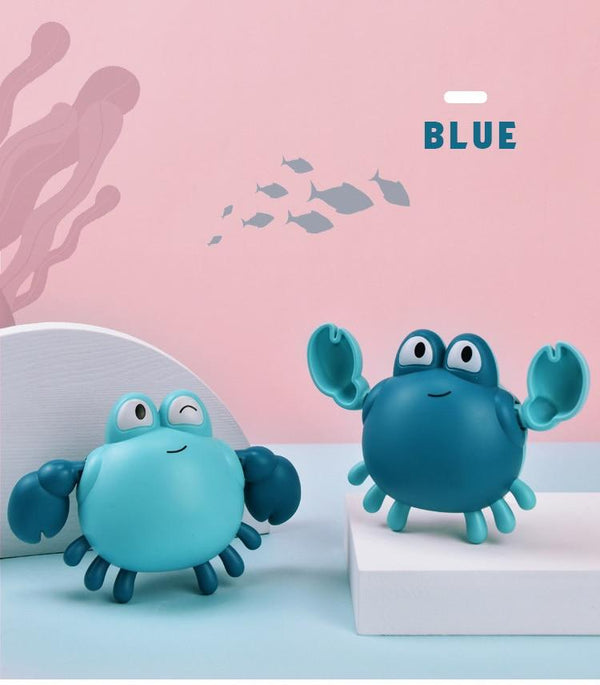 Planet Gates Baby Bath Toys Animal Cute Cartoon Tortoise Crab Classic Baby Water Toy Infant Swim Chain Clockwork Toy For Kid 2020 Newest