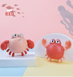 Planet Gates Baby Bath Toys Animal Cute Cartoon Tortoise Crab Classic Baby Water Toy Infant Swim Chain Clockwork Toy For Kid 2020 Newest