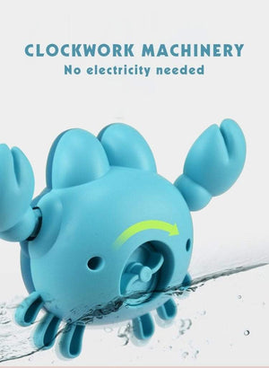 Planet Gates Baby Bath Toys Animal Cute Cartoon Tortoise Crab Classic Baby Water Toy Infant Swim Chain Clockwork Toy For Kid 2020 Newest