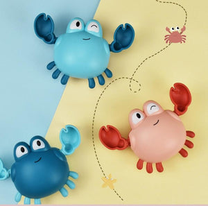 Planet Gates Baby Bath Toys Animal Cute Cartoon Tortoise Crab Classic Baby Water Toy Infant Swim Chain Clockwork Toy For Kid 2020 Newest