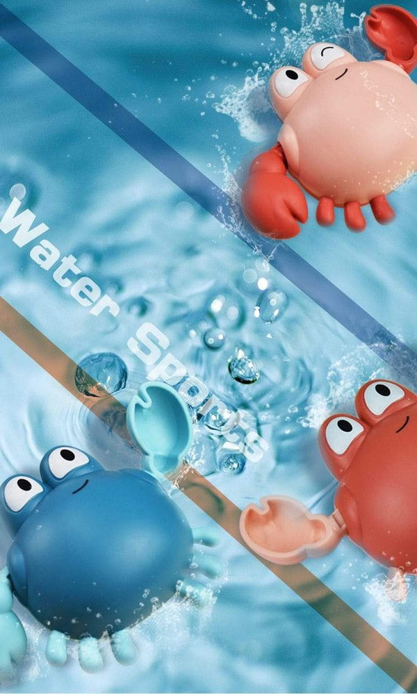 Planet Gates Baby Bath Toys Animal Cute Cartoon Tortoise Crab Classic Baby Water Toy Infant Swim Chain Clockwork Toy For Kid 2020 Newest