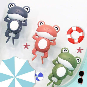 Planet Gates Baby Bath Toys For Children New Baby Bath Swimming Bath Toy Cute Frogs Clockwork Bath Toy brinquedos infantil игрушки для детей