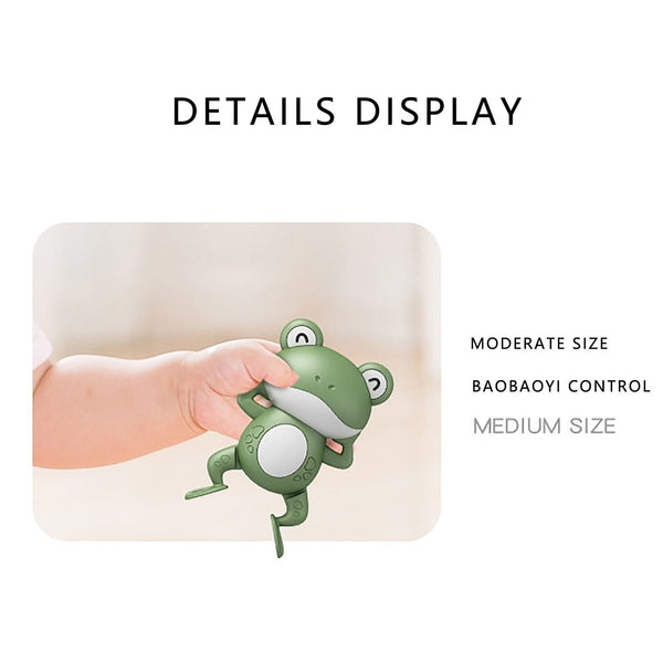 Planet Gates Baby Bath Toys For Children New Baby Bath Swimming Bath Toy Cute Frogs Clockwork Bath Toy brinquedos infantil игрушки для детей