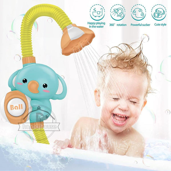 Planet Gates Baby Bath Toys for Kids Electric Elephant Sucker BaBy Bath Toys Spray Water Toys for Kids Bathtub Toys Sprinkler Baby Shower
