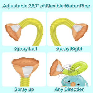 Planet Gates Baby Bath Toys for Kids Electric Elephant Sucker BaBy Bath Toys Spray Water Toys for Kids Bathtub Toys Sprinkler Baby Shower