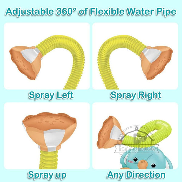 Planet Gates Baby Bath Toys for Kids Electric Elephant Sucker BaBy Bath Toys Spray Water Toys for Kids Bathtub Toys Sprinkler Baby Shower