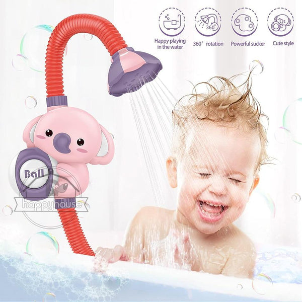 Planet Gates Baby Bath Toys for Kids Electric Elephant Sucker BaBy Bath Toys Spray Water Toys for Kids Bathtub Toys Sprinkler Baby Shower