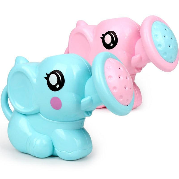 Planet Gates Baby Bath Toys Lovely Plastic Elephant Shape Water Spray for Baby Shower Swimming Toys Kids Gift Storage Mesh Bag Baby Kids Toy