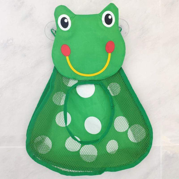 Planet Gates Baby Bath Toys Storage Bag Cute Duck Frog Mesh Net Bag Kids Water Toys Organizer Suction Cups Bath Game Bag Bathroom Accessaries