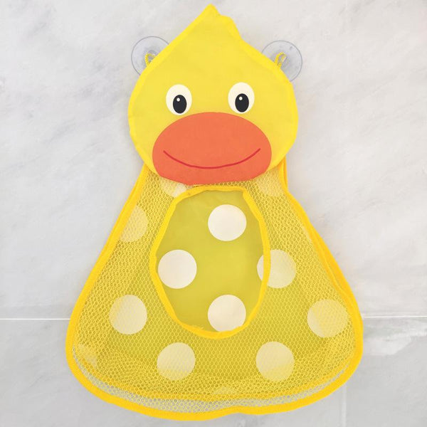 Planet Gates Baby Bath Toys Storage Bag Cute Duck Frog Mesh Net Bag Kids Water Toys Organizer Suction Cups Bath Game Bag Bathroom Accessaries