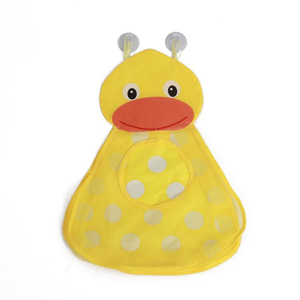 Planet Gates Baby Bath Toys Storage Bag Cute Duck Frog Mesh Net Bag Kids Water Toys Organizer Suction Cups Bath Game Bag Bathroom Accessaries