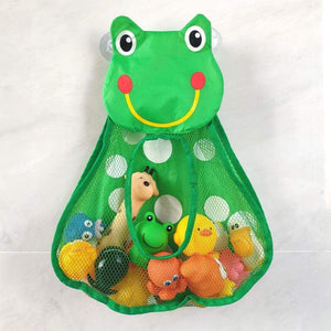 Planet Gates Baby Bath Toys Storage Bag Cute Duck Frog Mesh Net Bag Kids Water Toys Organizer Suction Cups Bath Game Bag Bathroom Accessaries