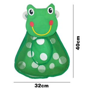 Planet Gates Baby Bath Toys Storage Bag Cute Duck Frog Mesh Net Bag Kids Water Toys Organizer Suction Cups Bath Game Bag Bathroom Accessaries
