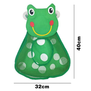 Planet Gates Baby Bath Toys Storage Bag Cute Duck Frog Mesh Net Bag Kids Water Toys Organizer Suction Cups Bath Game Bag Bathroom Accessaries