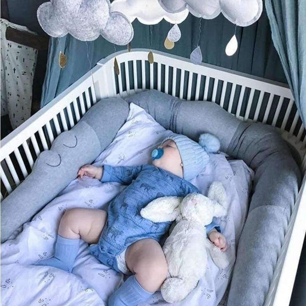 Planet Gates Baby Bed Bumpers Newborn Crib Bumper Comforting Crocodile Doll Pillow Cushion Baby Room Decor Toys Infant Cot Protection Bedding