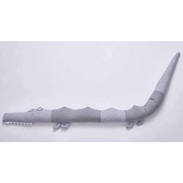 Planet Gates Baby Bed Bumpers Newborn Crib Bumper Comforting Crocodile Doll Pillow Cushion Baby Room Decor Toys Infant Cot Protection Bedding