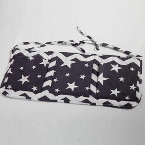 Planet Gates Baby Bed Hanging Storage Bag Cotton Newborn Crib Organizer Toy Diaper Pocket for Crib Bedding Set Accessories