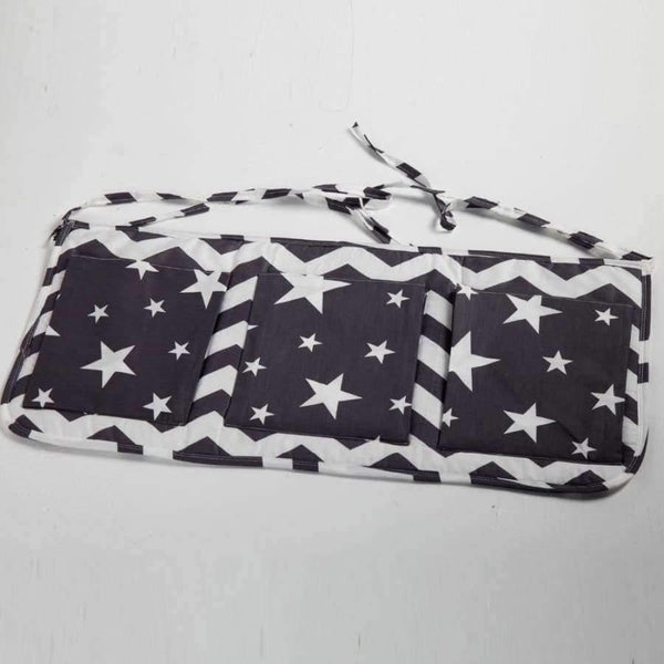 Planet Gates Baby Bed Hanging Storage Bag Cotton Newborn Crib Organizer Toy Diaper Pocket for Crib Bedding Set Accessories