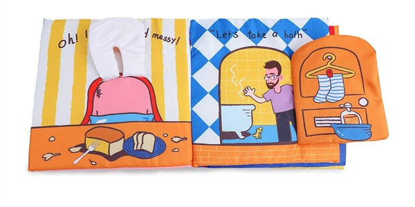 Planet Gates Baby Book Soft Cloth Books Toddler Newborn Early Learning Develop Cognize Reading Puzzle Book Toys Infant Quiet Book For Kids