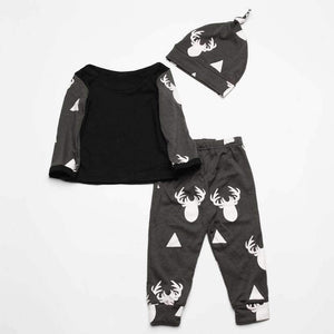 Planet Gates baby boy clothes / 18M Newborn baby boy girl clothes set long-sleeved T-shirt+ trousers +hat 3Pcs lot baby clothing sets kids children bebes costume