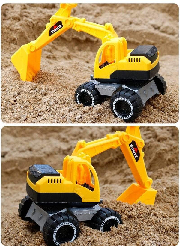Planet Gates Baby Classic Simulation Engineering Car Toy Excavator Bulldozer Model Tractor Toy Dump Truck Model Car Toy Mini for Kid Boy Gift