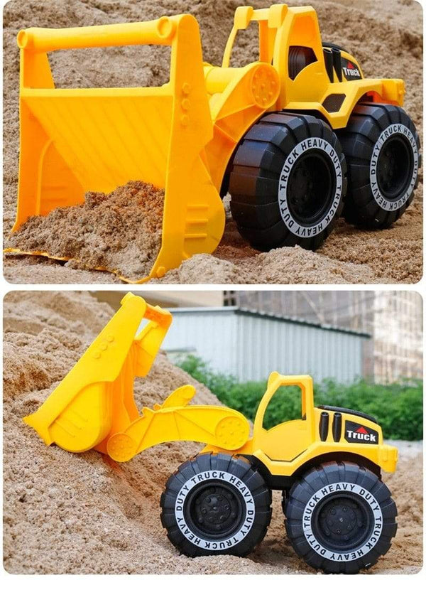Planet Gates Baby Classic Simulation Engineering Car Toy Excavator Bulldozer Model Tractor Toy Dump Truck Model Car Toy Mini for Kid Boy Gift