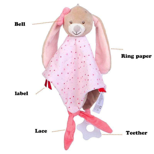 Planet Gates Baby Comforter Toy Bunny Plush Baby Toys Sleeping Appease Towel Soft Stuffed Animals Plush Toys For Babies Baby Toys 0 12 Months