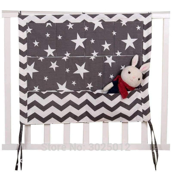 Planet Gates Baby Cot Bed Nursery Hanging Storage Bag Crib Organizer Storage Bag 60*50cm Toy Diaper Pocket for Crib Bedding Set