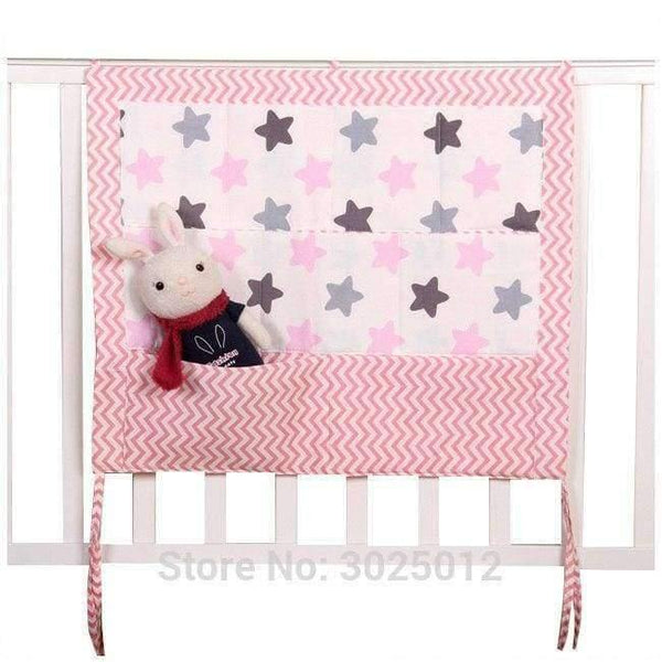 Planet Gates Baby Cot Bed Nursery Hanging Storage Bag Crib Organizer Storage Bag 60*50cm Toy Diaper Pocket for Crib Bedding Set