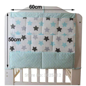Planet Gates Baby Cot Bed Nursery Hanging Storage Bag Crib Organizer Storage Bag 60*50cm Toy Diaper Pocket for Crib Bedding Set