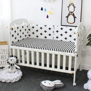 Planet Gates Baby Cot Bedding Set Soft Breathable Cotton Bed Linen For Children Including Quilt Pillow Bumper Flat Sheet Cradle Kit For Kids