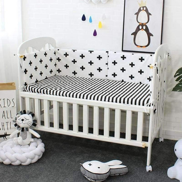 Planet Gates Baby Cot Bedding Set Soft Breathable Cotton Bed Linen For Children Including Quilt Pillow Bumper Flat Sheet Cradle Kit For Kids