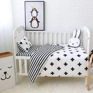 Planet Gates Baby Cot Bedding Set Soft Breathable Cotton Bed Linen For Children Including Quilt Pillow Bumper Flat Sheet Cradle Kit For Kids