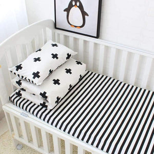 Planet Gates Baby Cot Bedding Set Soft Breathable Cotton Bed Linen For Children Including Quilt Pillow Bumper Flat Sheet Cradle Kit For Kids