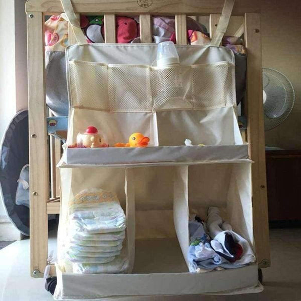 Planet Gates Baby Crib Bed Hanging Bag Waterproof Children Bedding Organizer Portable Set Newborn Baby Diapers Bedside Organizer Cloth Cradle
