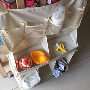 Planet Gates Baby Crib Bed Hanging Bag Waterproof Children Bedding Organizer Portable Set Newborn Baby Diapers Bedside Organizer Cloth Cradle